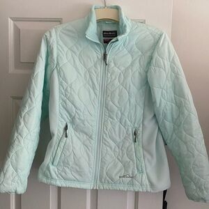 Eddie Bauer Mint Quilted Jacket